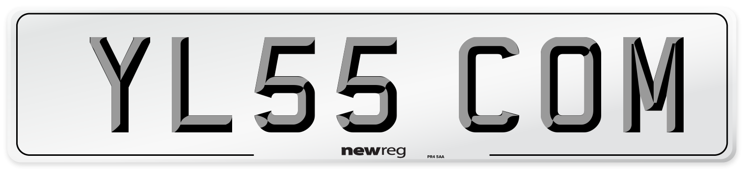 YL55 COM Number Plate from New Reg